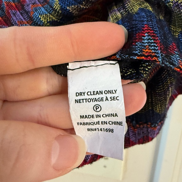 NWOT RAMY BROOK Madison Womens Chevron Mock Neck Tank Top Sweater Size S/P - Picture 5 of 7